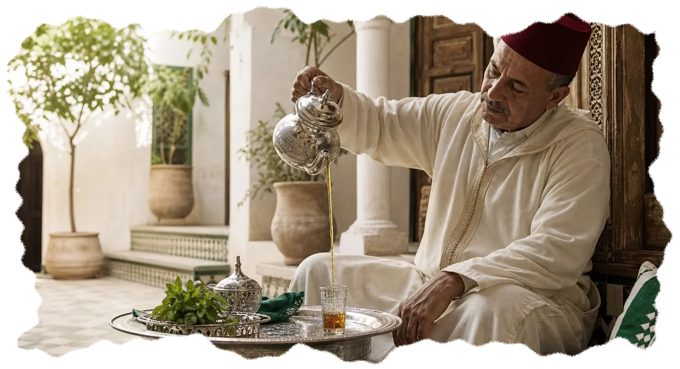Le rituel du thé à la menthe